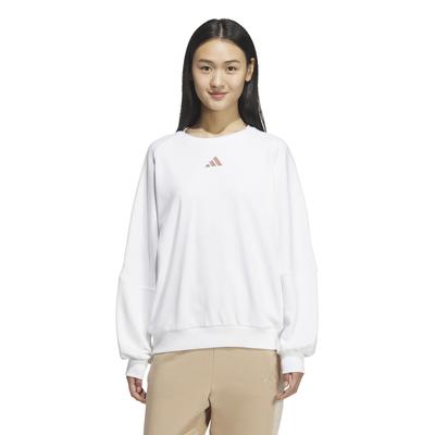 Adidas Sweat Word Crew Sweatshirt CD954 Weiß Klein Damen (JZ8448)