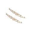 2Pcs Wooden Corner Onlay Carving Art Craft for Furniture Door Head Design Natural Wood Applique Decor Carved Onlay