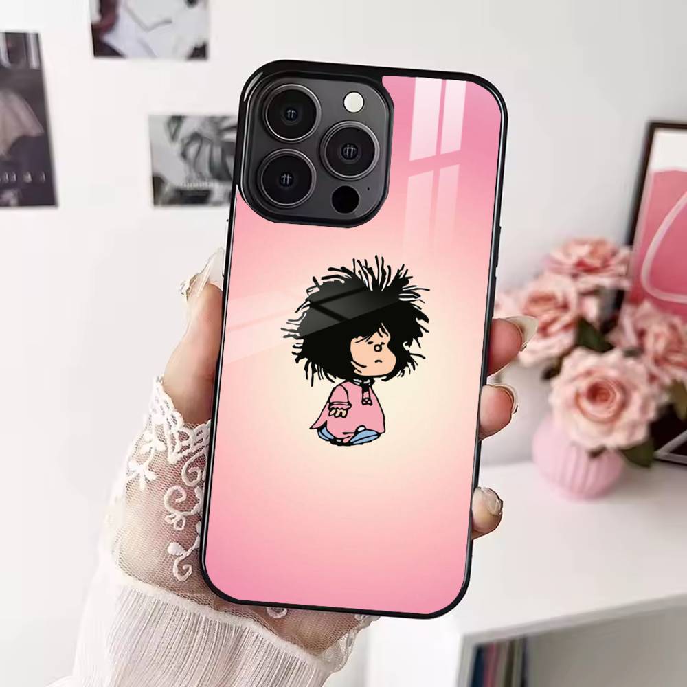Funny Cartoon M-Mafalda  Phone Case For iPhone 17,16,15,14,13,12,Plus,Pro,Max For Magsafe Magnetic Wireless Charge