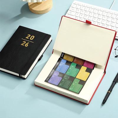 2026 Hardcover English Planner with Pen Loop - 365-Day Diary