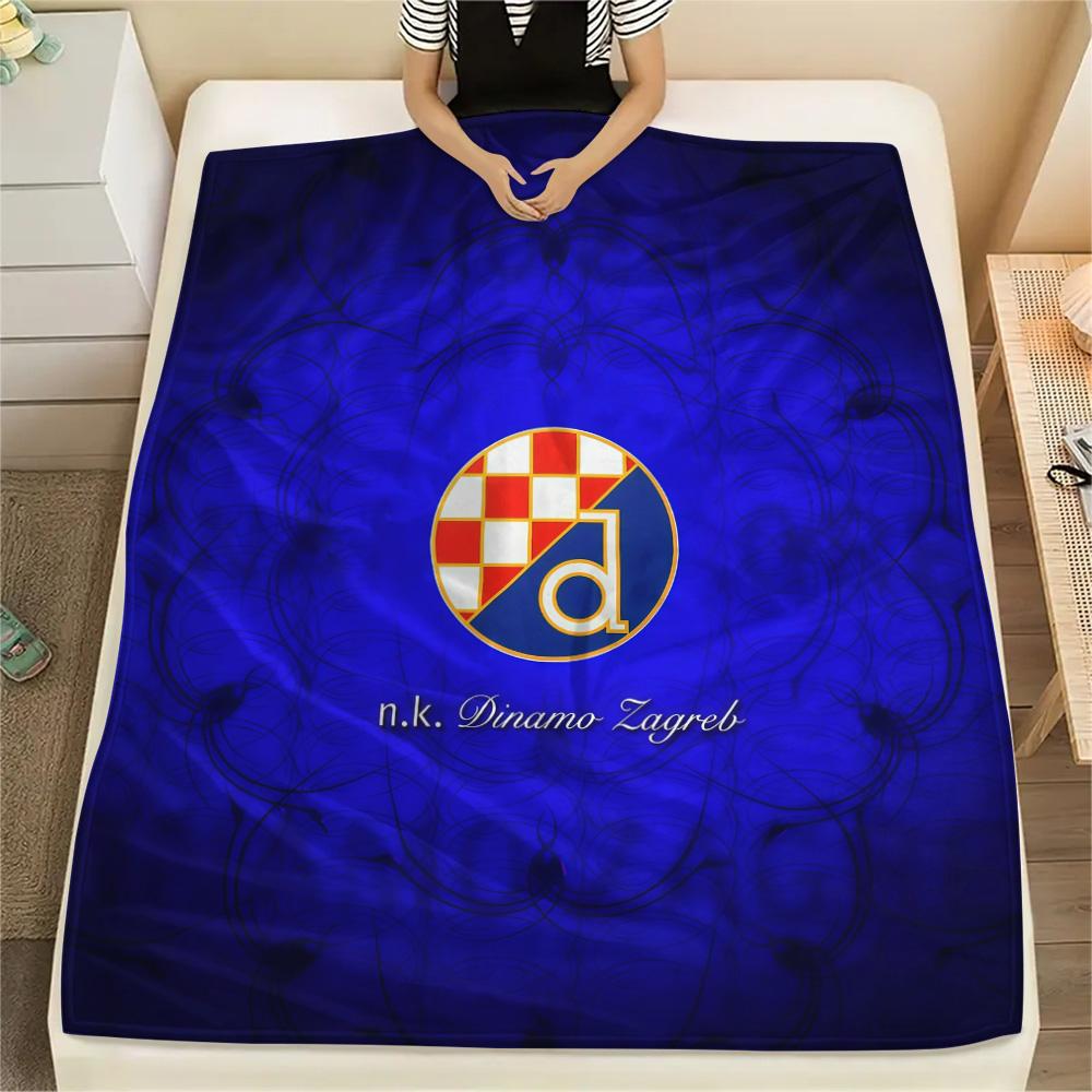 GNK Dinamo Zagreb Flannel Blanket, High quality Comfortable for All Seasons, Home Decor, Warmth and Comfort