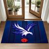 Crystal Palace Design Crystal Velvet Rug Soft Decorative Mat for Bedroom Entrance