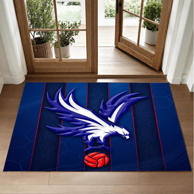 Crystal Palace Design Crystal Velvet Rug Soft Decorative Mat for Bedroom Entrance