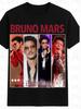 Bruno Mars RoUnisextic Tour  Edition Rose Print Tshirt for Unisex and Women Singer Album Shortsleeved Casual Shirt Gift