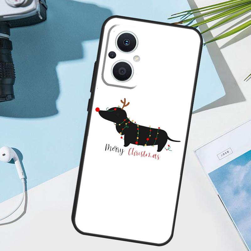 Dachshund Silhouette Dog Cover For OPPO Reno 13 14 10 11 12 Pro 12F 11F 13F 14F 7 8 Lite OPPO Find X8 X6 X5 Pro Case