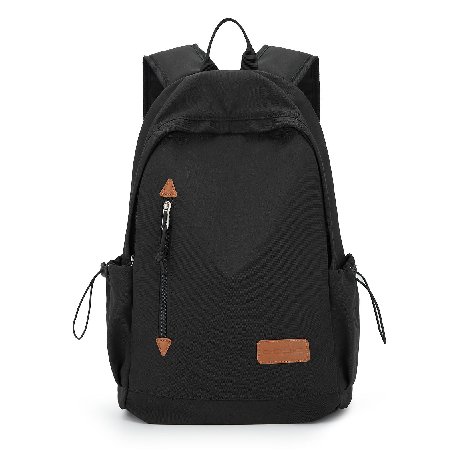 

College Laptop Backpack for Women Men, Large Simple Waterproof School Backpack for Youth Boys Girls, Anti-theft Travel Backpack чёрный