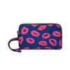 Nylon Coin Purse Triple Zipper Cell Phone Pouch Handbag for Storing Keys and Cards