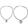 Loves Heart Clavicle Chain Women Girls Velvets Rope Necklace Party Birthday Gift