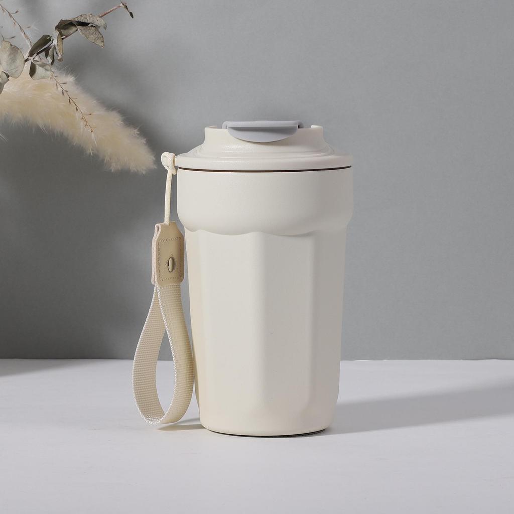 Stainless Steel Smart Coffee Thermos Cup with Seamless Inner Liner - Portable & Stylish Gift
