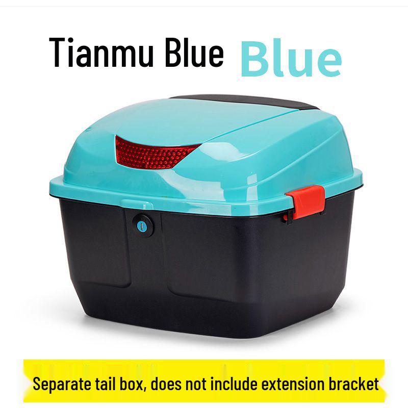 Universal Electric Bike Rear Trunk with Backrest, Modified for Aima, TaiLing, LvYuan - Storage for Battery