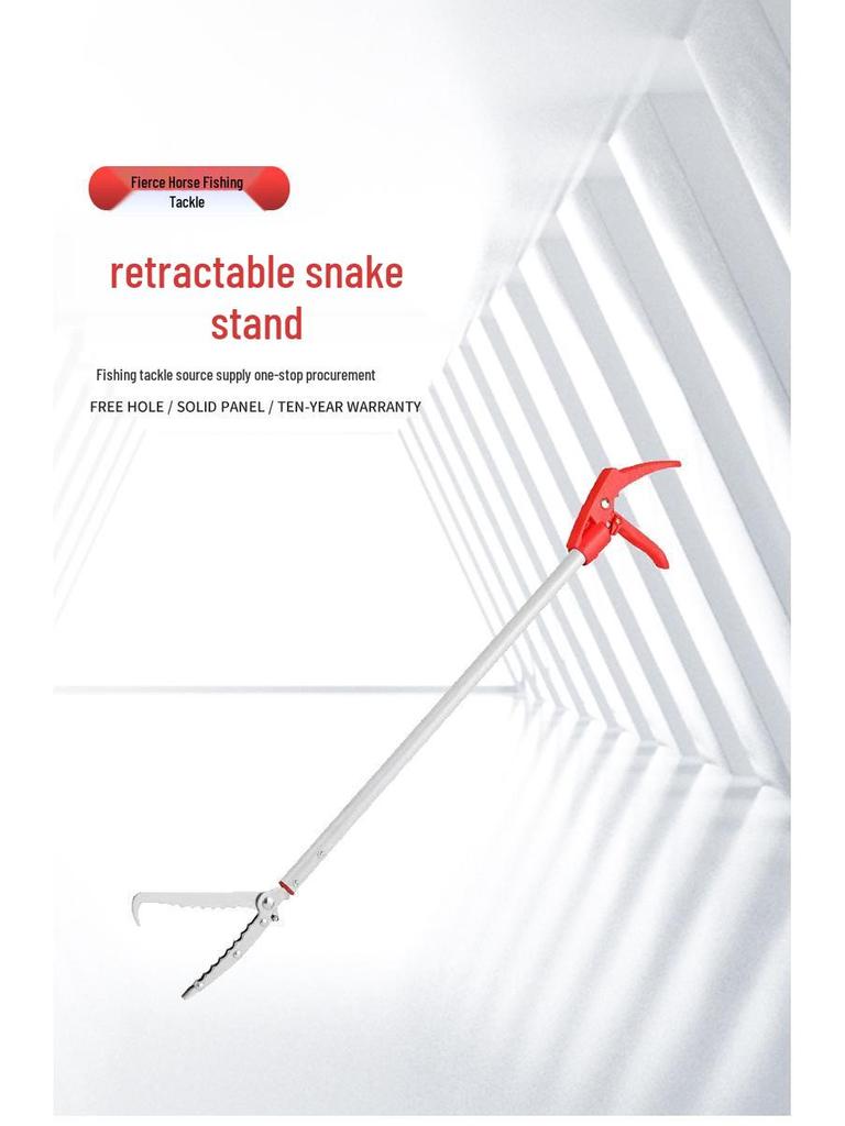 Aluminum Alloy Extended Crab & Loach Pliers - Outdoor Snake Control Tool