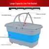 Collapsible Fishing Bucket for Live Fish - Durable and Thickened Fish Keeper Box