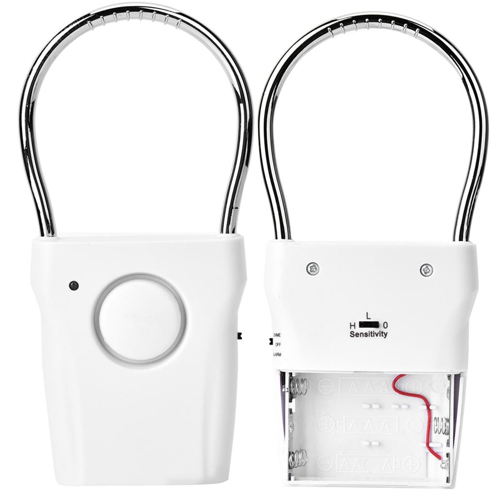 120dB Touch Sensor Door Handle Alarm Anti Theft Vibration Window Burglar Alert Home Security