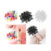 100 Pieces Silicone O Rings Stoppers, Spacer Beads, DIY Decoration Locating for Bags