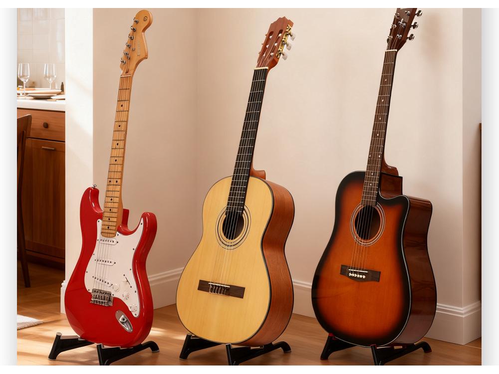 Universeller faltbarer Gitarrenständer für Akustik-, E- und Klassikgitarren