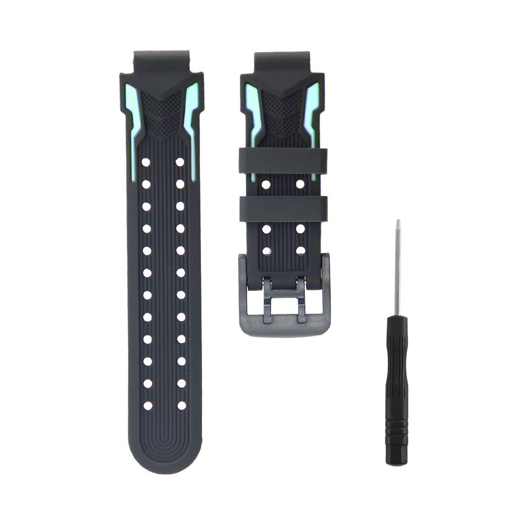 Farbiges Silikon-Uhrenarmband für Xiaotiancai Kinder-Telefonuhrenmodelle D2, D3, D5, Z1, Z2, Z5, Z6, Z7, Z8, AQ1, CR