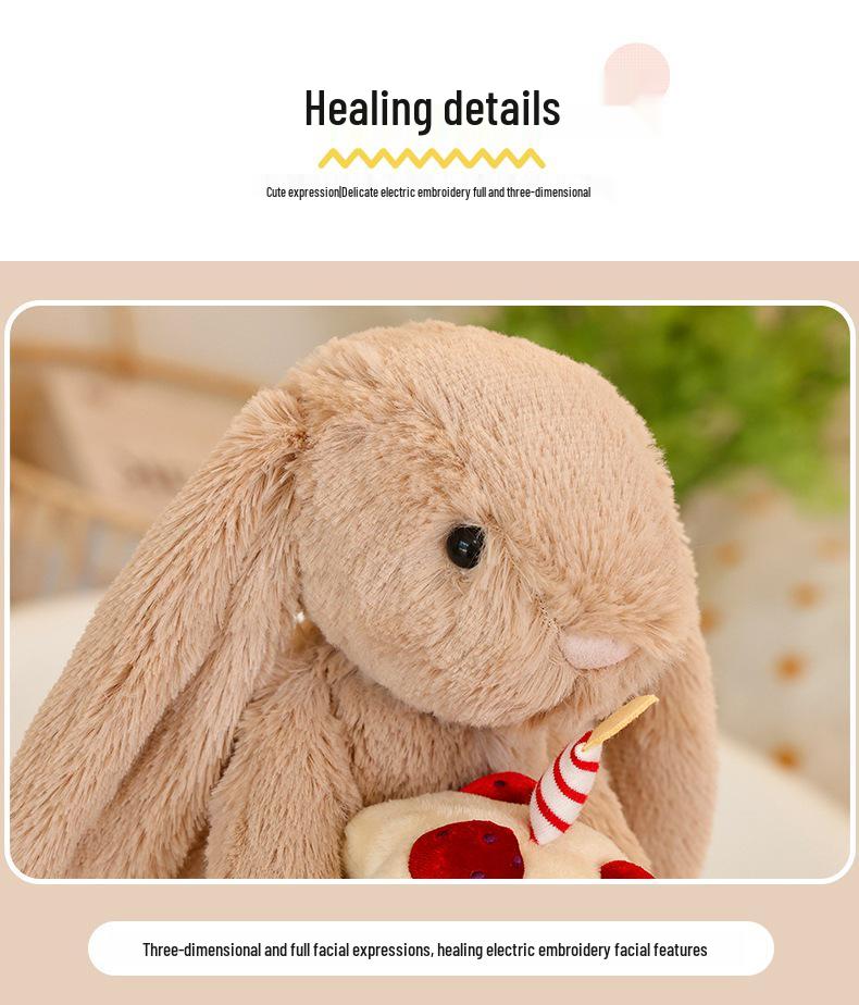 Jahodový dort Králíček Plyšová panenka Dárek pro dívky