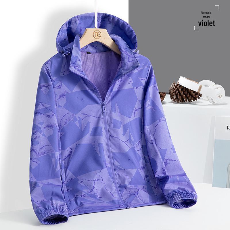 Outdoor Stretch Wasserdichte Kapuzen-Windbreakerjacke - Schnelltrocknendes Softshell für Bergsteigen und Sport