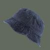 Retro Washed Denim Fisherman Hat Fashionable And Versatile Sunshade Basin Hat