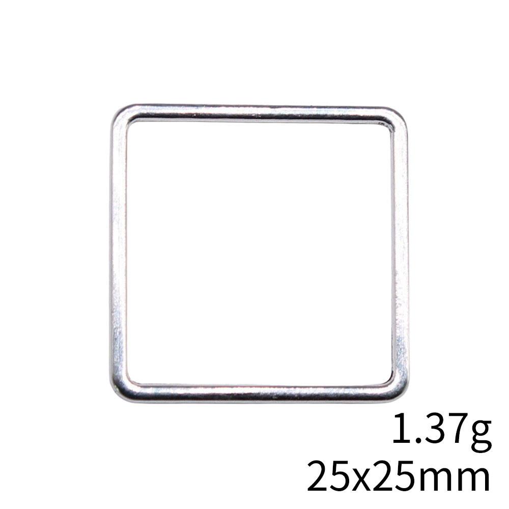 Wedding Anniversary Charms For Italian Bracelet Geometric Hollow Charms Pendant Women's Clothing Pendant Accessories