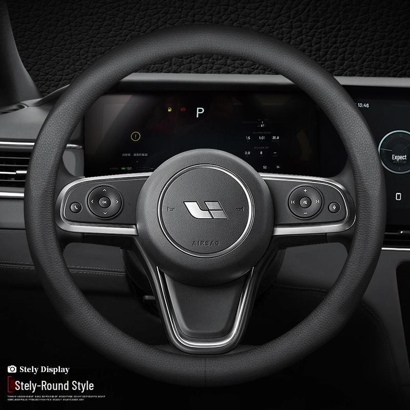 Ideal ONE Steering Wheel Cover: Stitch-Free, Non-Slip, Sweat-Absorbent, All-Season Sports Grip