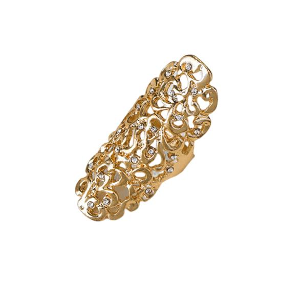 

Изысканное платье с длинным кольцом и вырезами золотистый