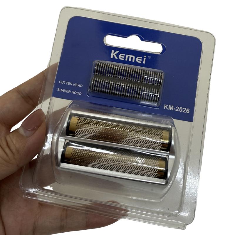 100% Kemei Original Replacement Blades For KM-2026/2027 Shaver Knife Head And Knife Net Mesh Shaving Accessories