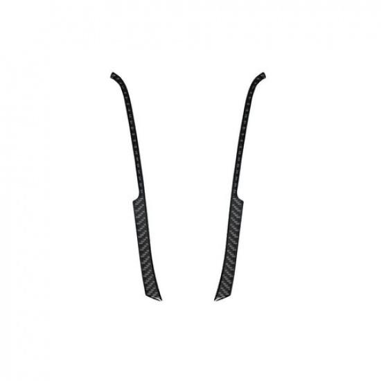 For Cadillac CTS 2008-13 Carbon Fiber Center Console Side Interior Trim 2PCS