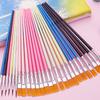 10 Pieces Paint Brushes Profession Paint Brush Round Pointed Tip Nylon Brush Set