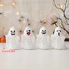 Ghost Halloween Decor - White Ghost Led Night Light Spooky Figurine Statue Festival Lamp Table Topper Hanging Decorations