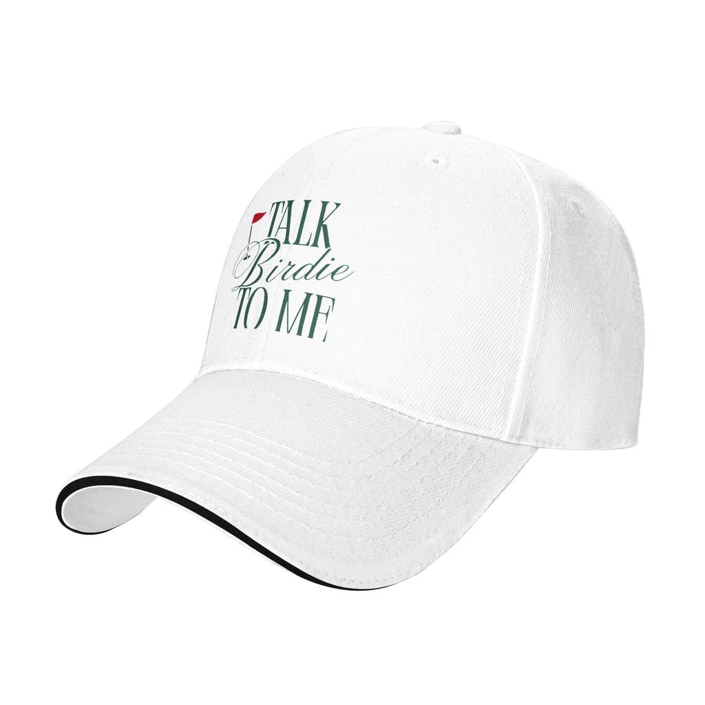 Talk Birdie To Me Funny Golf Master Golf Lover Baseball Cap Women Men Print Trucker Hat Fishing Sun-Proof Snapback Cap