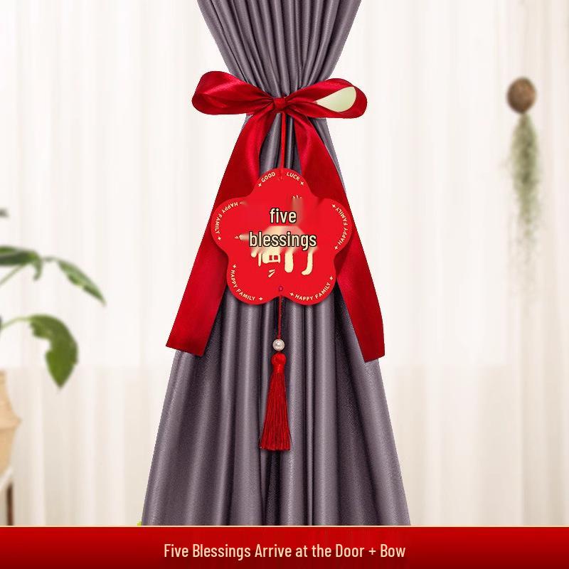 Creative New Home Curtain Tieback Decoration for Housewarming Ceremony