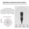 PULUZ 1,5m 3,5mm Jack Clip-on Ledningsbaseret Kondensator Optagemikrofon