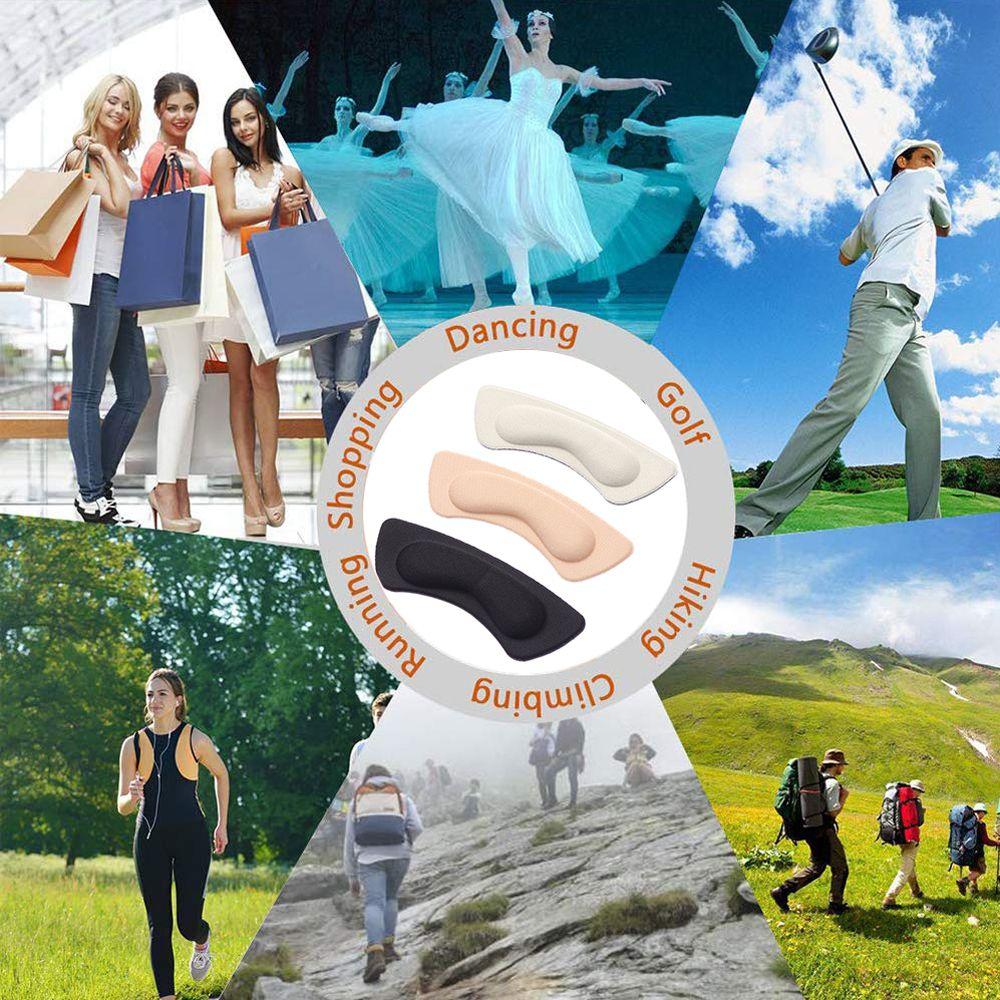 Pain Relief Self-Adhesive Heel Liner Protector High Heel Shoe Pads Heel Shoe Insoles Heel Cushions