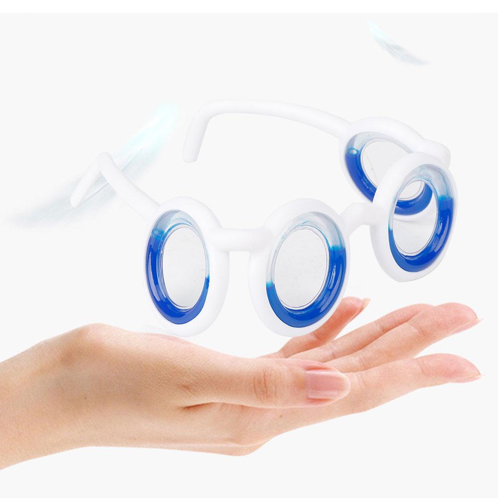 Unisex Adult Child Portable Anti Motion Sickness Seasickness Glasses Liquid Without Lens