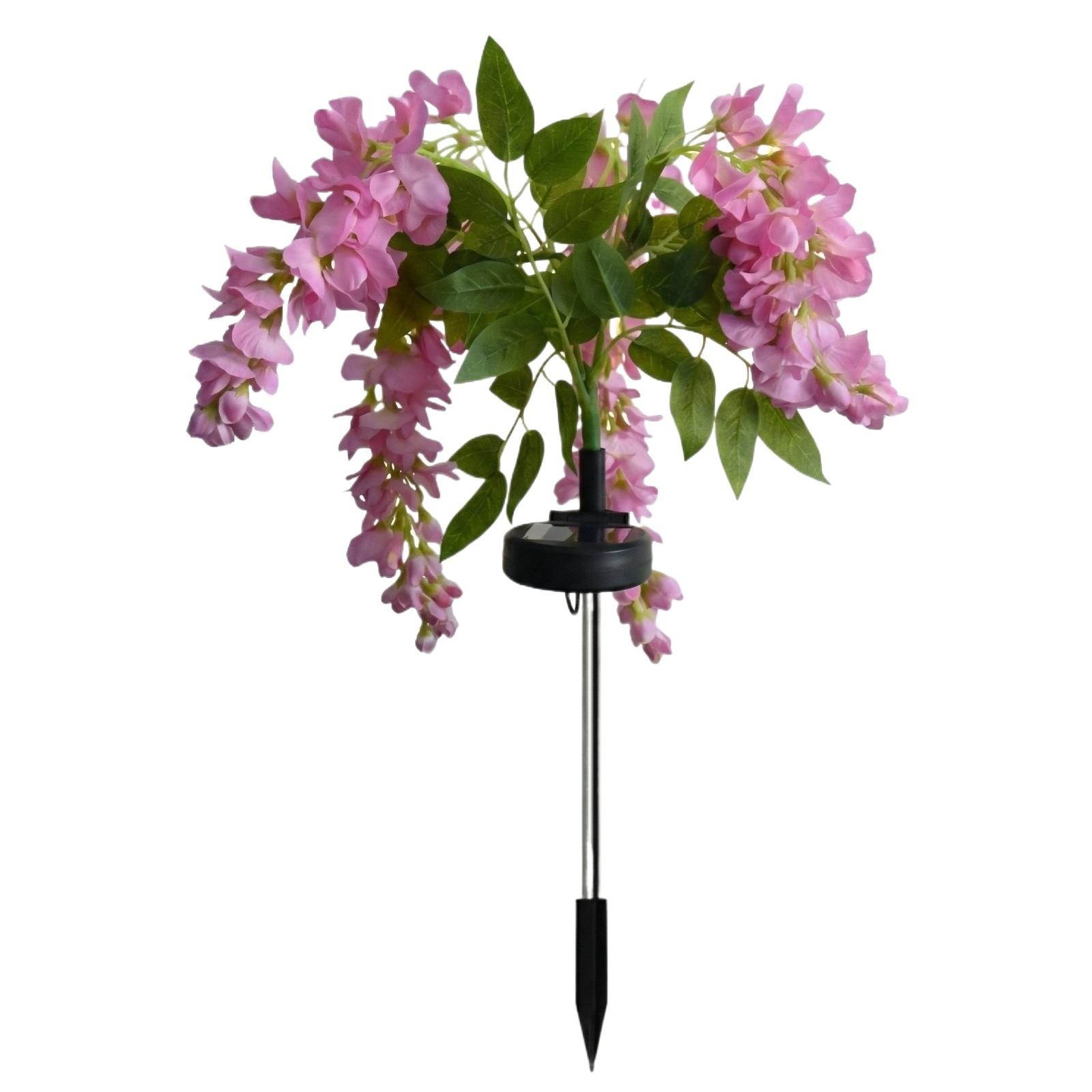 

Симуляция посадки маленьких деревьев среди зеленых растений, Симуляция бонсай, Искусственные цветы розовый