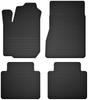 Rubber Car Mats, Set of 4, Universal For: Citroen C6 Sedan (2005-2012)