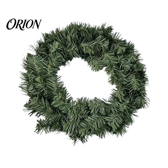 Artificial Winter Greenery Wreath Norfolk Pine for Front Door, Christmas Faux Needle Festival Home Decor Wreath, Farmhouse Holiday Hanging Porch