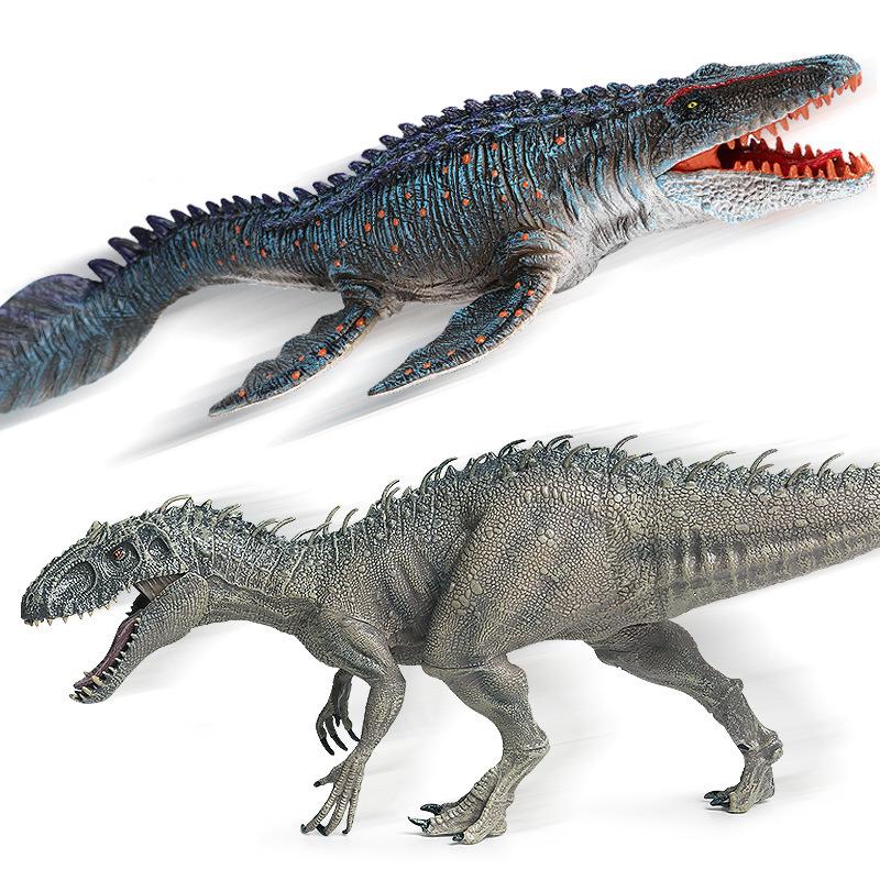 Dinosaur Model Set: T. Rex, Spinosaurus, Mosasaurus, Stegosaurus, Triceratops Cognitive Toys