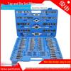 110-Piece Metric Tap and Die Set (2-18mm) with Hand Tapping Wrench