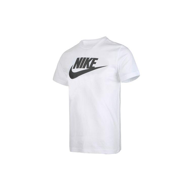 Nike Tricou cu mânecă scurtă, respirabil, imprimat cu logo alfabetic, îmbrăcăminte sport, bărbați, topuri alb BV0629-100