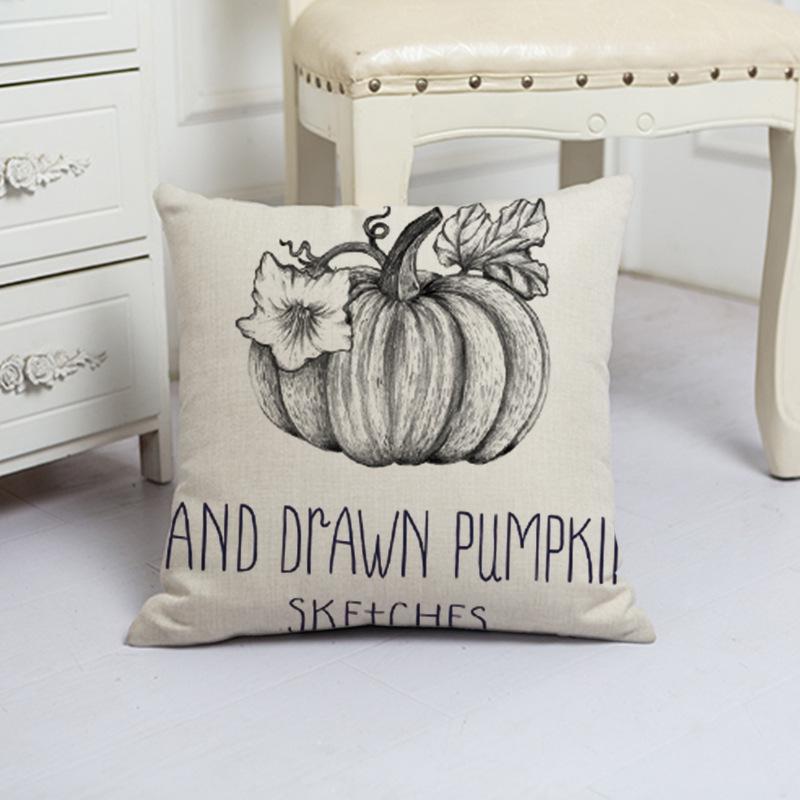 

Серия Тыква на День благодарения Домашняя подушка 45*45cm