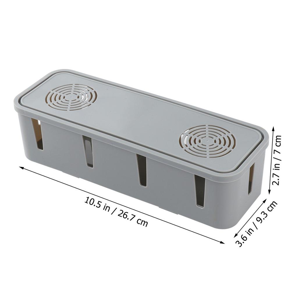 Home Cable Storage Box Desktop Wall Corner Placement High Quality Dissipation Safe Design Plug Socket Safety Box