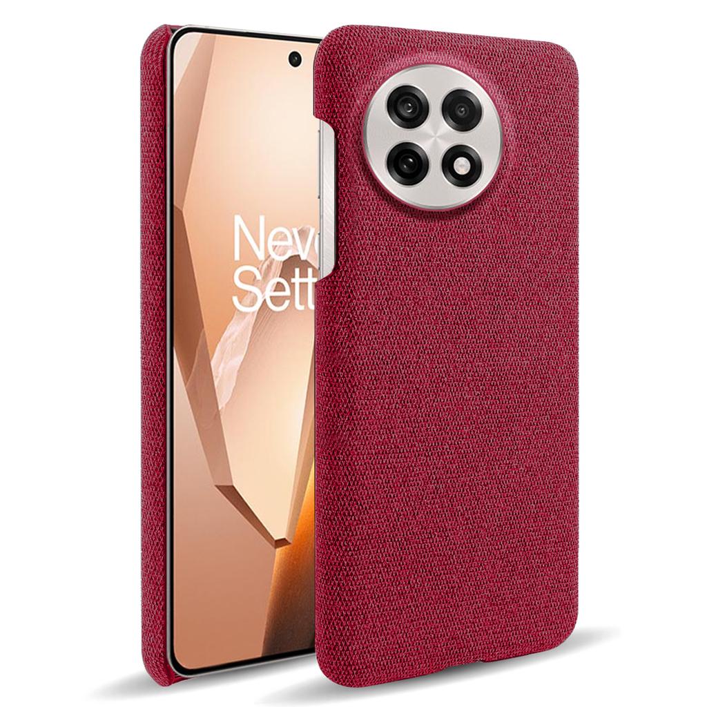 Phone Case for OnePlus 13R 5G/Ace 5 5G/Ace 5 Pro 5G Cloth Texture Anti-Scratch Protective PC Back Cover