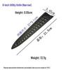 European & American Style Black Universal Knife Sheath - Double Twill PP Plastic, 16 Models