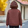 New Winter Lapel Cotton Coat for Middle-Aged Women: Casual Short Jacket for Mothers and the Elderly