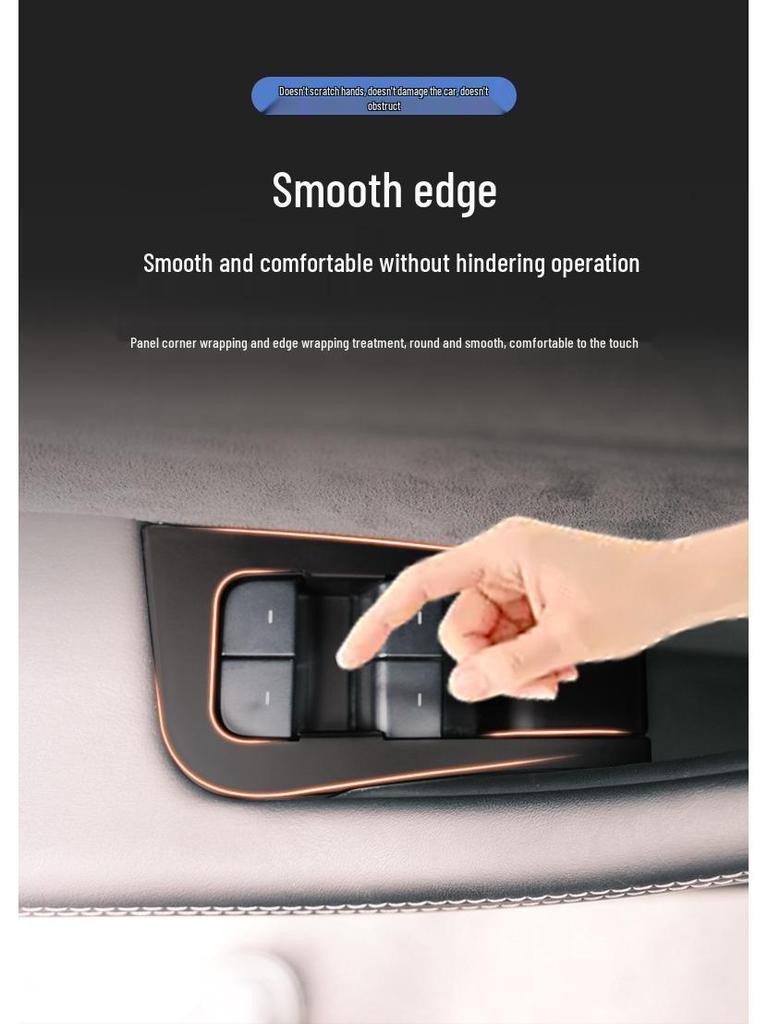 25Y Model Y Glass Lift Switch Panel Interior Trim Patch