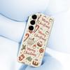 For Samsung Galaxy A56 5G Case Merry Christmas Pattern Printing Straight Edge TPU Phone Back Cover