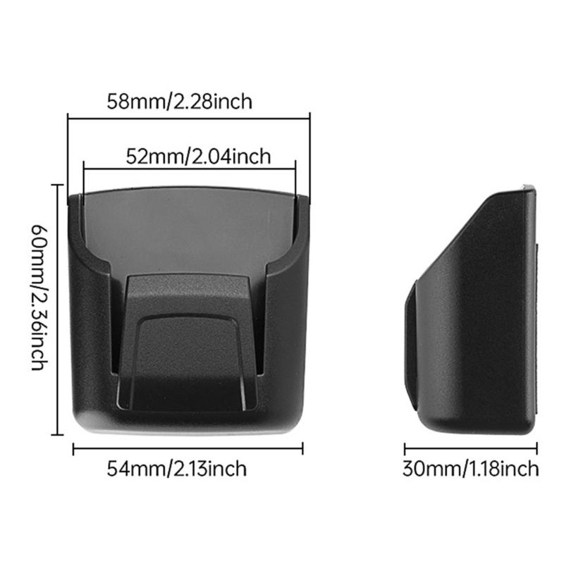 Double Car Key Storage Box with Detachable Hook Not Shake Design Easy To Clean Key Keeper Box for Dashboard Organization