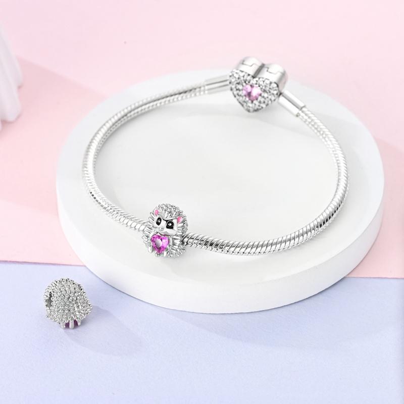 Fashion S925 Silver Pendant Firefly Pendant Cute Bear Beads Suitable For 3MM Original Bracelet Women Jewelry Gifts